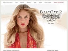 Tablet Screenshot of bobbycoopersalon.com
